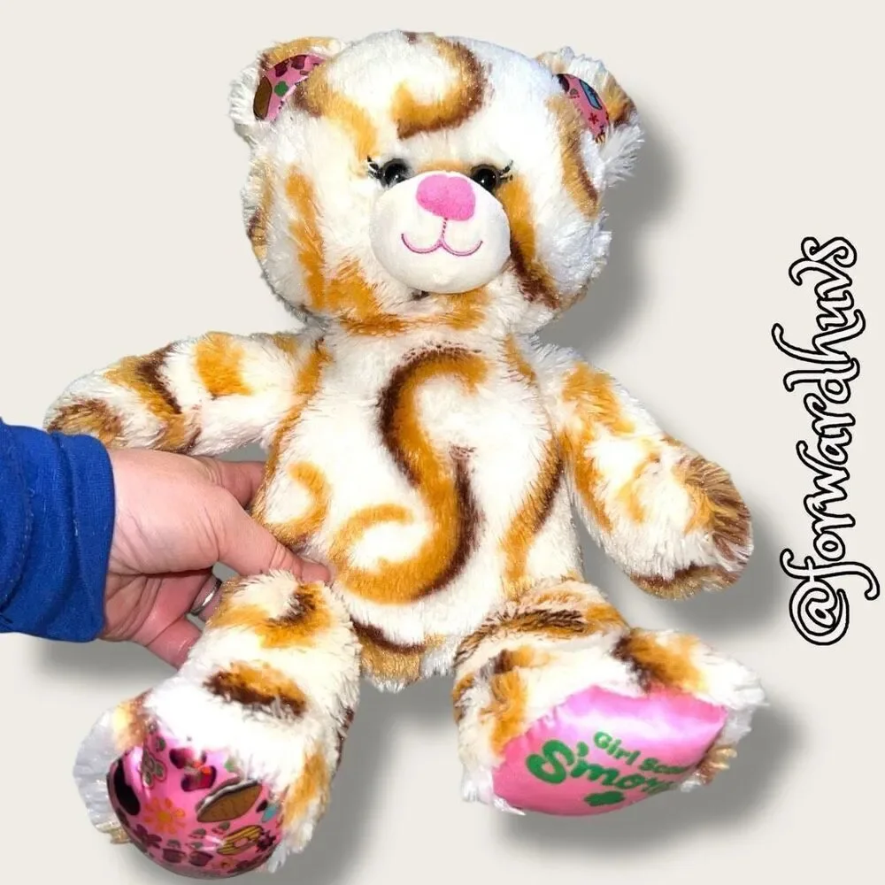 Build-A-Bear Girl Scout S’mores Bear – 16” Plush – Tiny Flaw